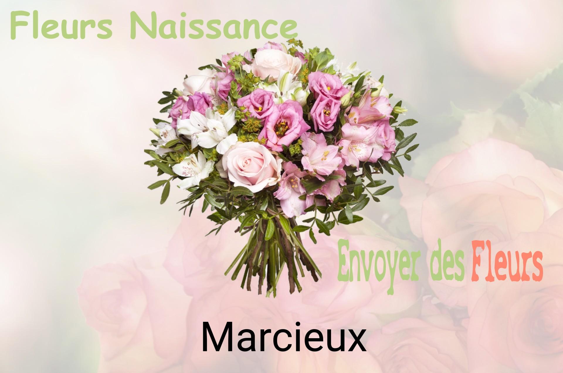 Bouquet de fleurs de naissance livré à Marcieux